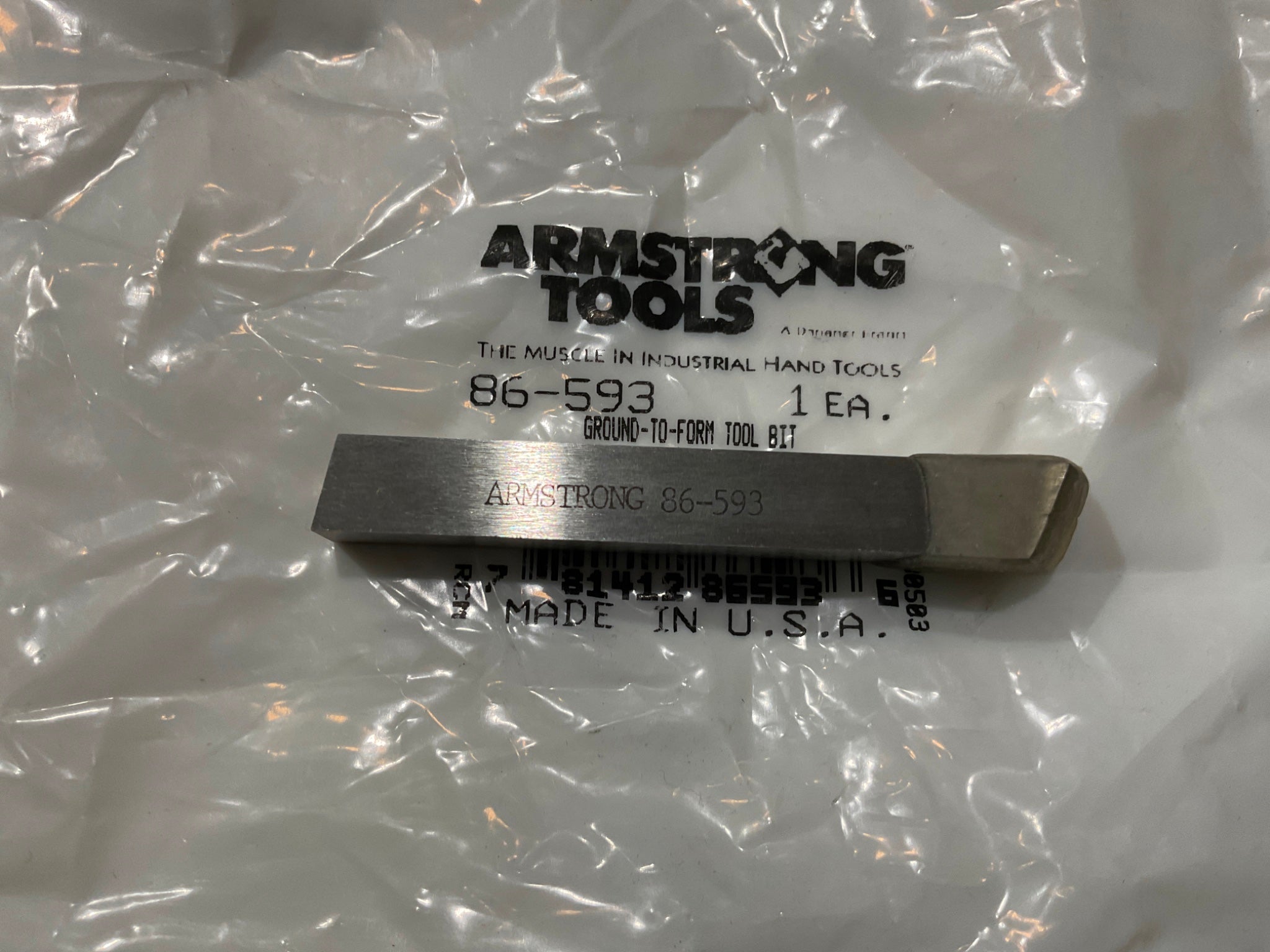 Armstrong 86-593 Ground-to-form Tool Bit USA