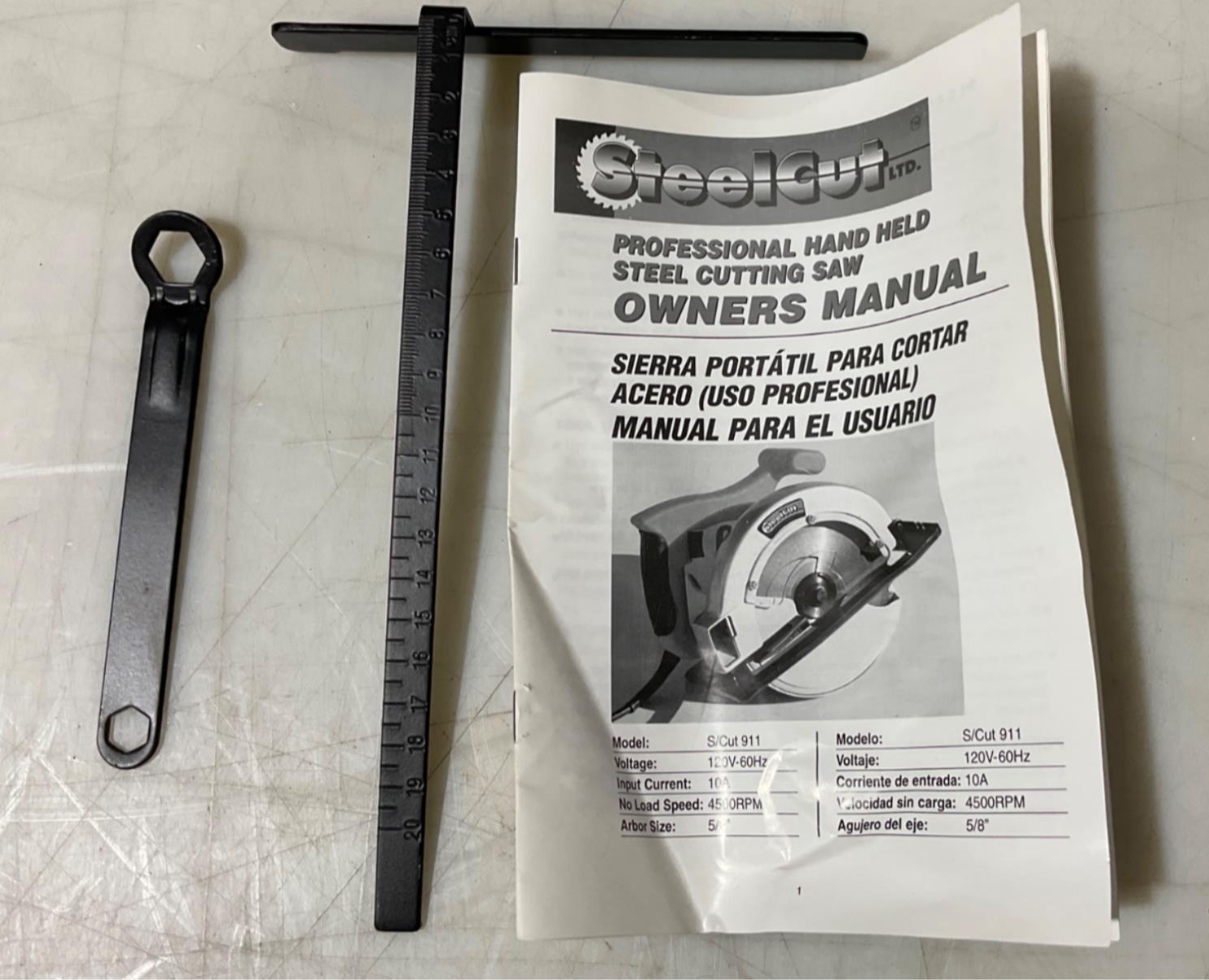 SteelCut S/Cut 911 Corded Hand Held Steel Cutting Saw #10