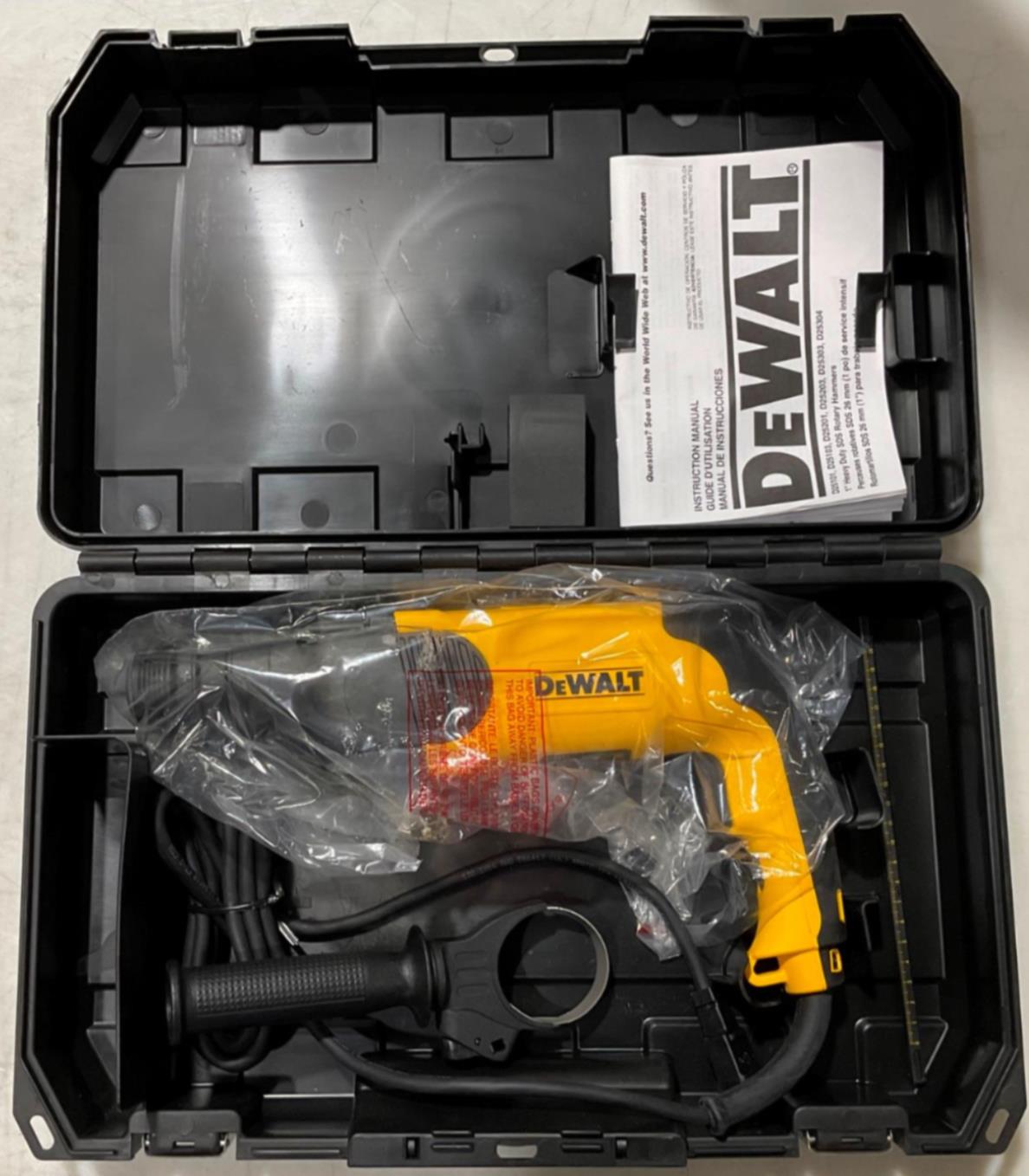DeWalt D25101K HD 1" SDS Rotary Hammer Kit #29