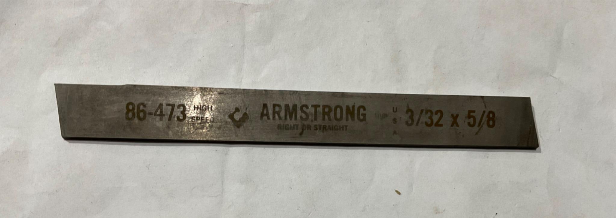 Armstrong 86-473 H.S.S. Cut Off Blade M-2, 3/32 X 5/8 USA #69