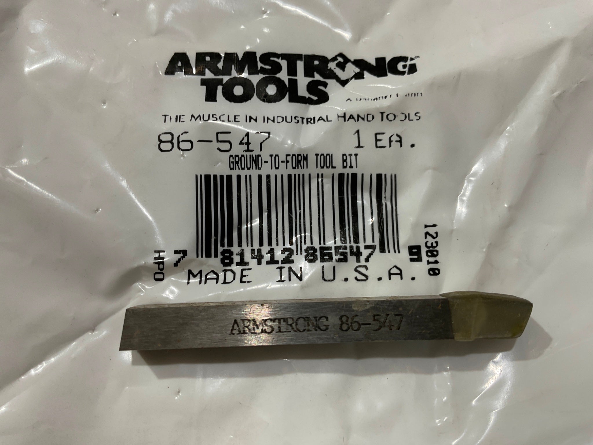 Armstrong 86-547 Ground-to-form Tool Bit USA