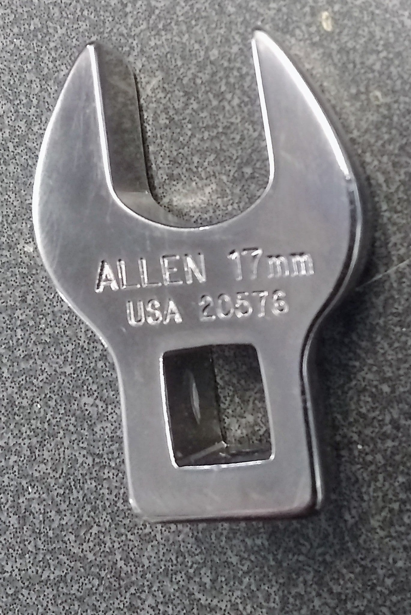 Allen 20576 17mm Crowfoot Non-Ratcheting Wrench 3/8" Drive USA