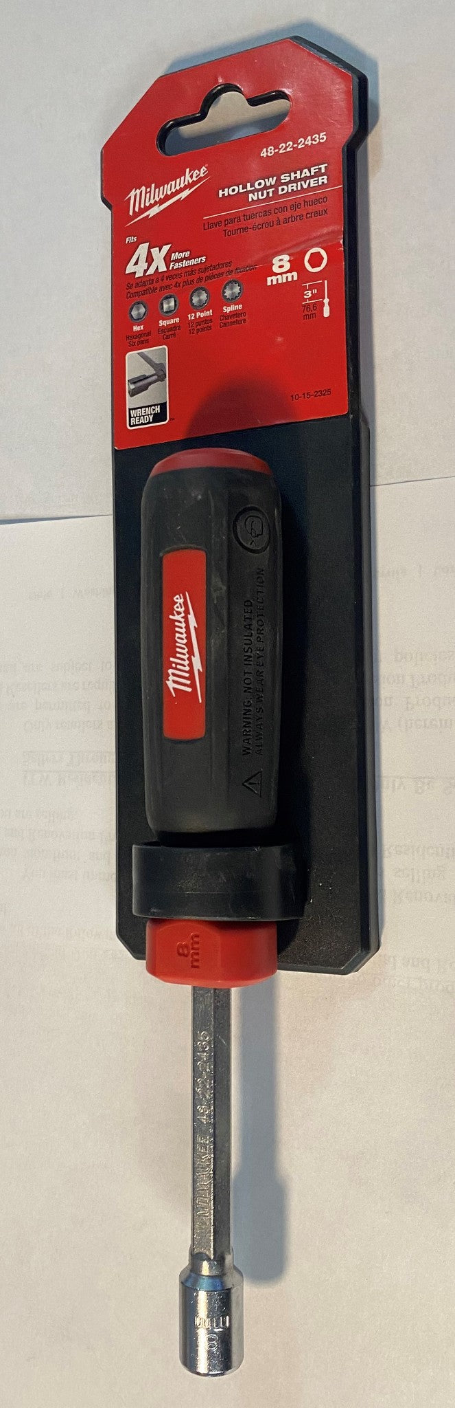 Milwaukee 48-22-2435 8mm HollowCore Nut Driver