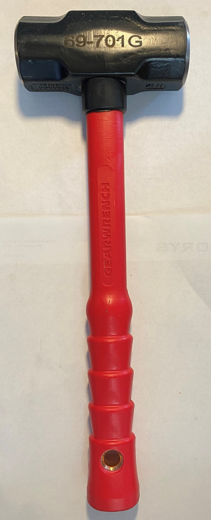 GEARWRENCH 69701G Dbl Face Sledge Hammer Tether Ready Fiberglass Hand