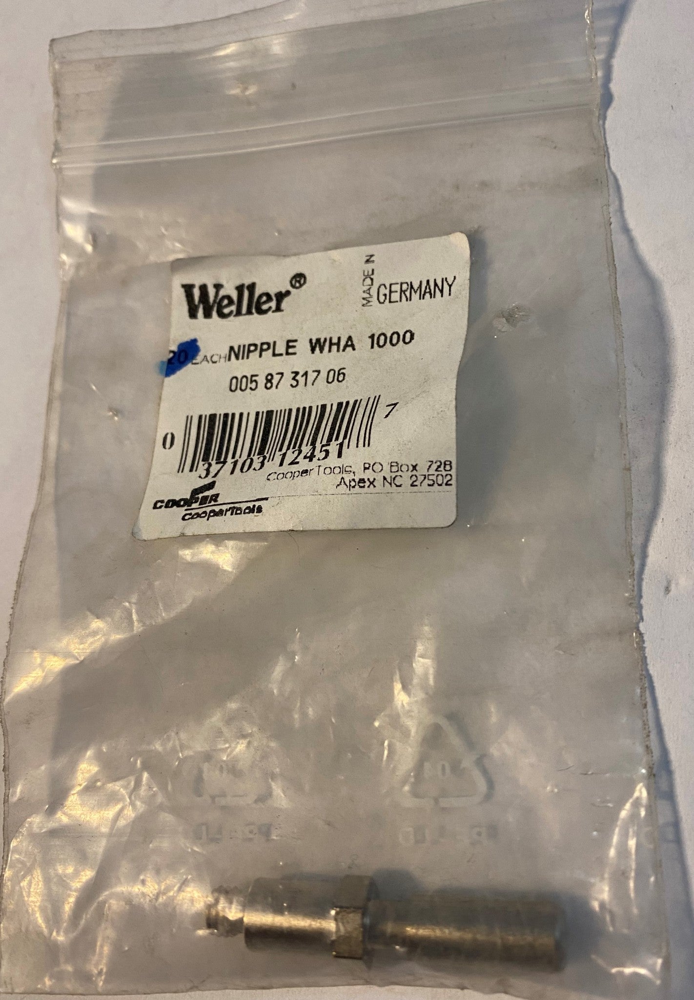 Weller WHA 1000 Nipple 0058731706 Germany