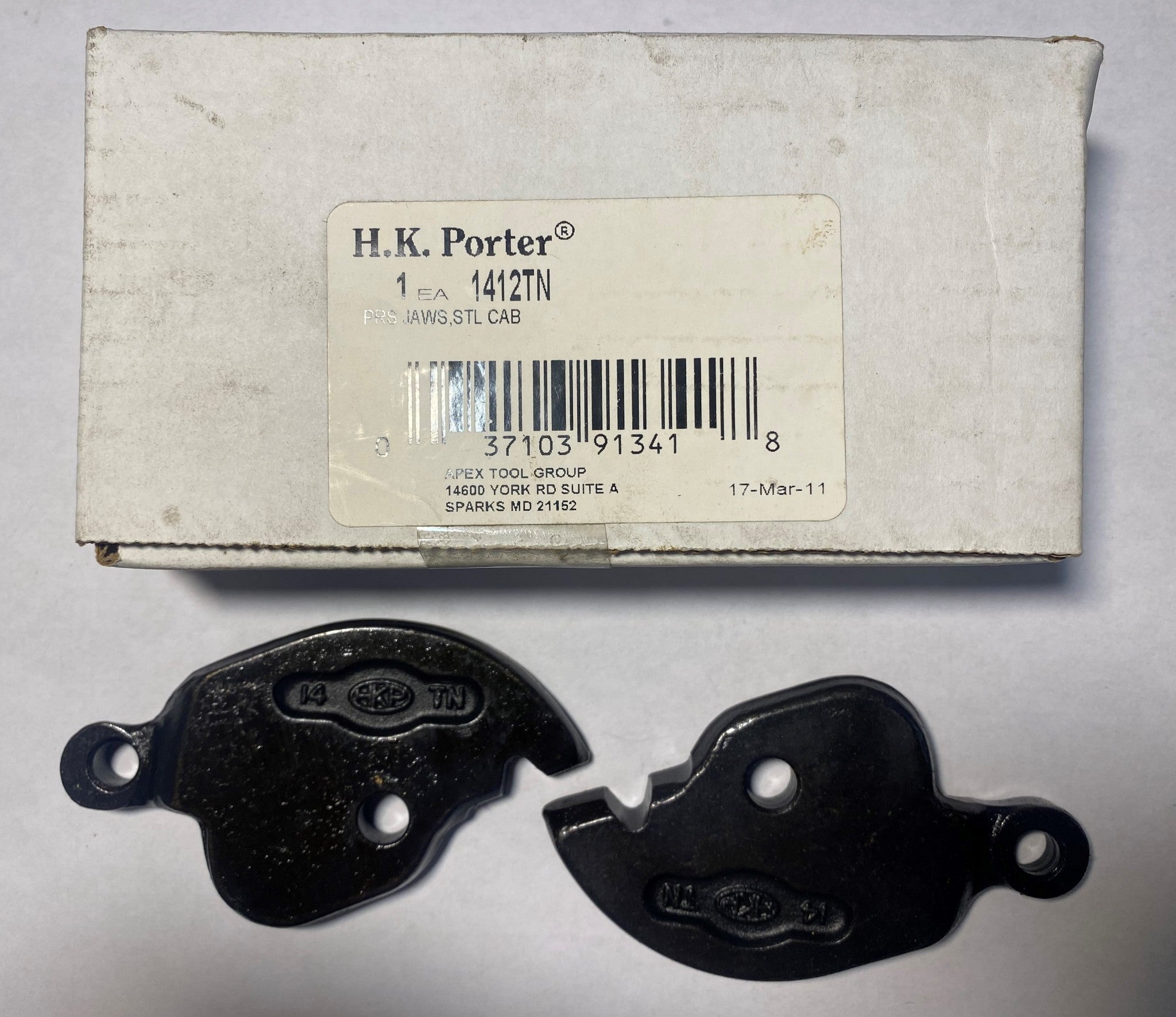 H.K. Porter 1412TN Replacement Jaw, For Use With 1490MTN
