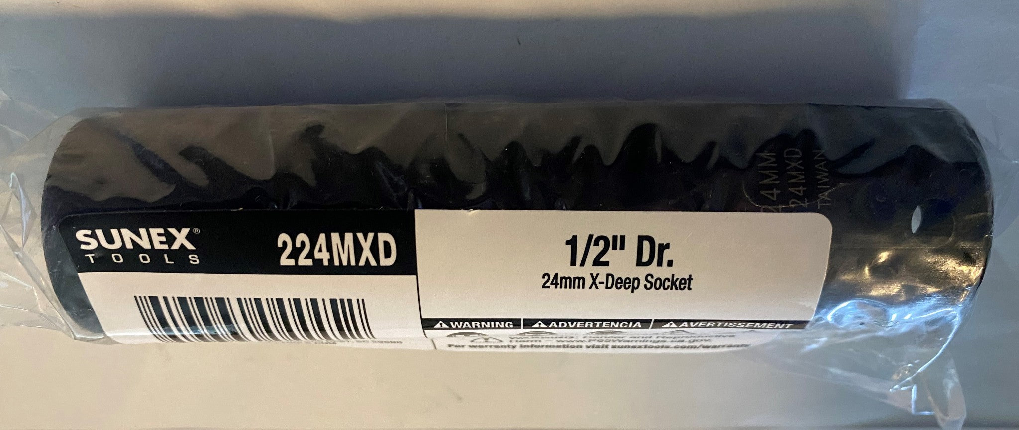 Sunex 224mxd 1/2-Inch Drive 24mm Extra Deep Socket