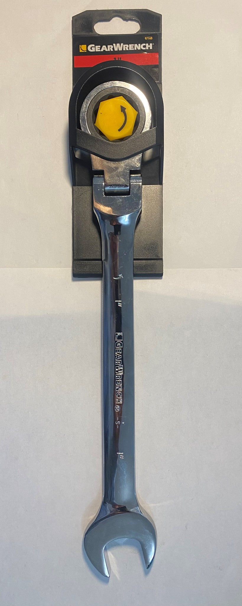 GEARWRENCH 9716D 1" 12 Pt. Flex Head Ratcheting Combination Wrench