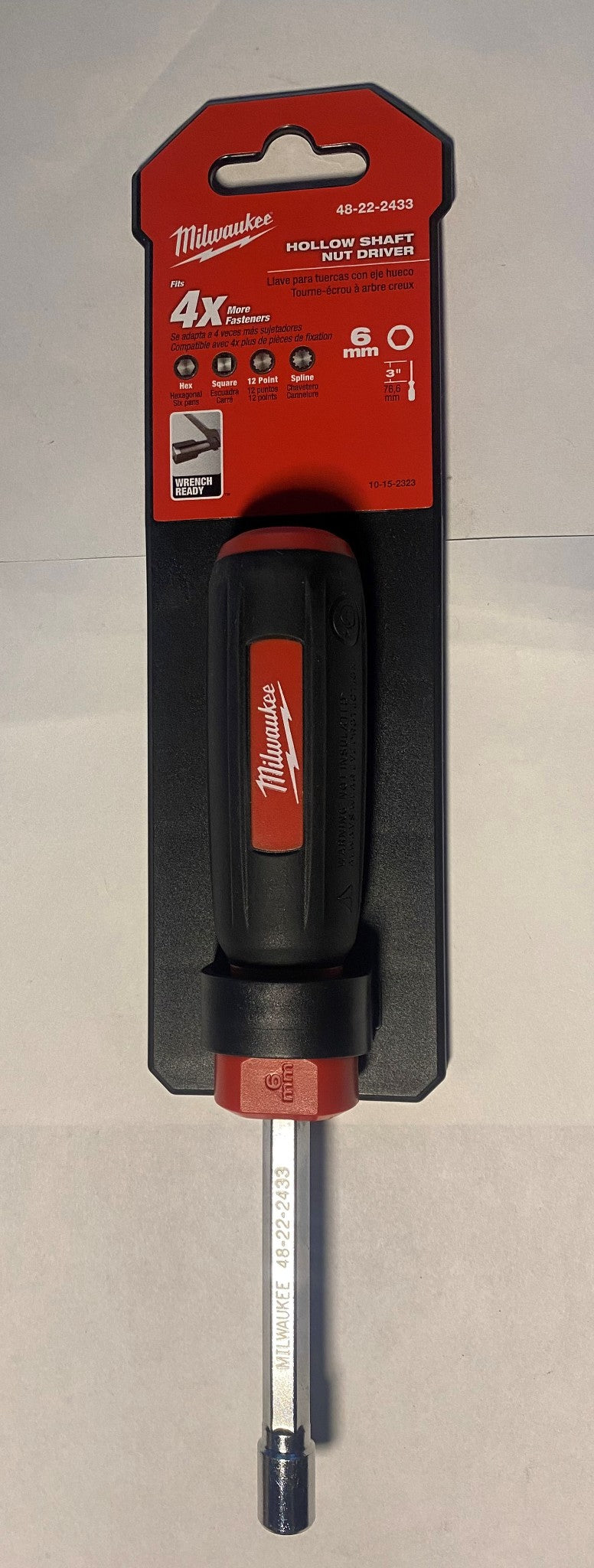 Milwaukee 48-22-2433 6mm Hollow Shaft Nut Driver