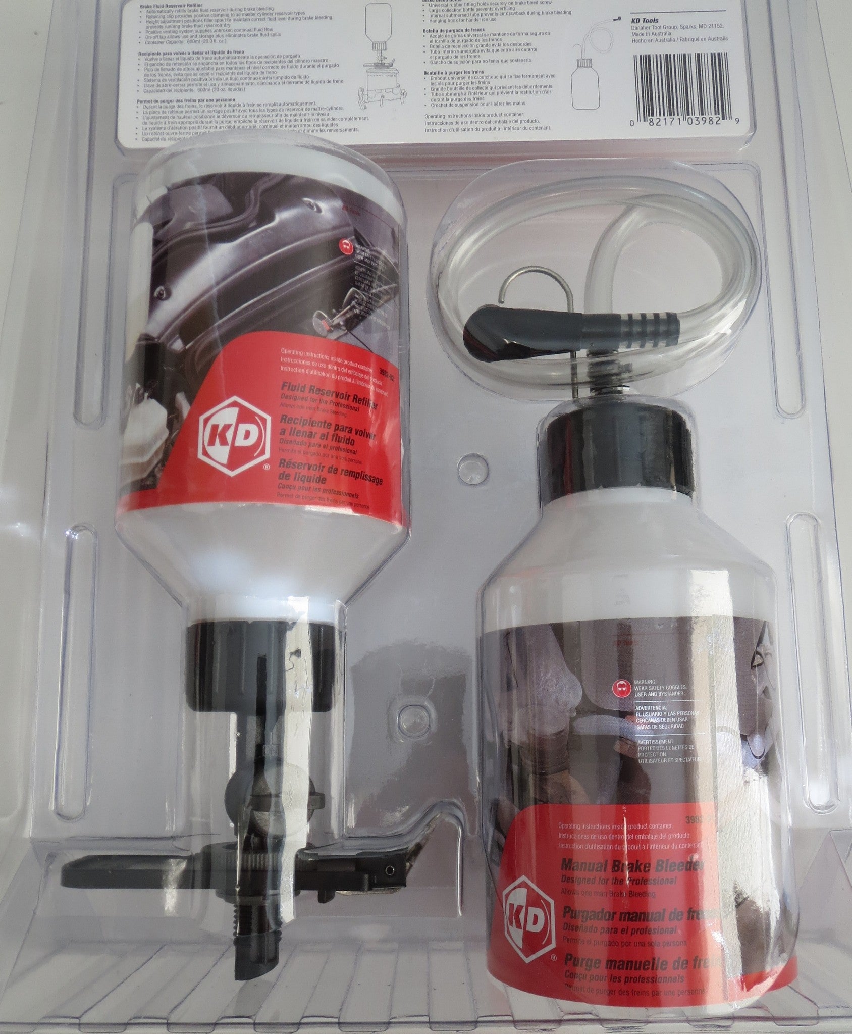 KD Tools 3982 Manual Brake Bleeder Kit