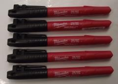 Milwaukee 48-22-3100 Inkzall Black Fine Point Marker 5pcs.