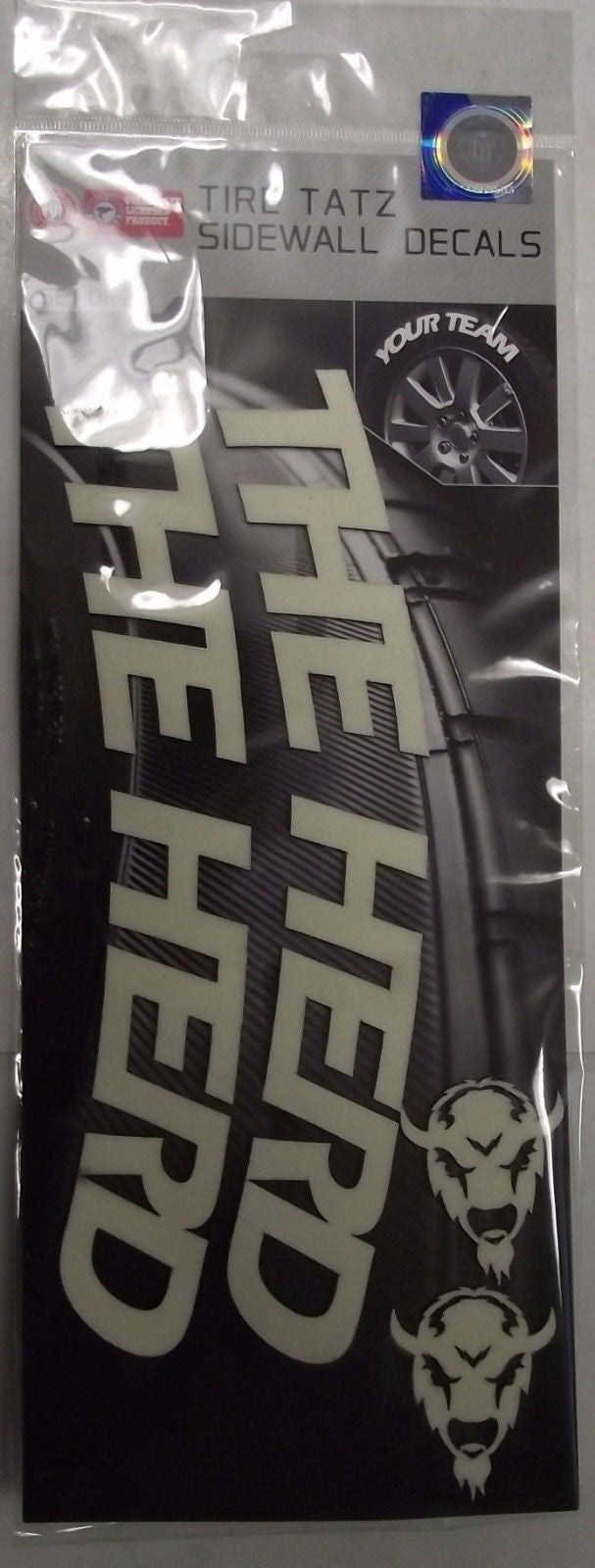 NCAA, MLB, NFL Tire Tatz Sidewall Car Truck Auto Decals Set of 2 USA