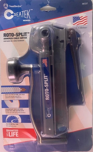 SOUTHWIRE MCCUT Seatek Roto-Split Armored Cable Wire Cutter Stripper USA