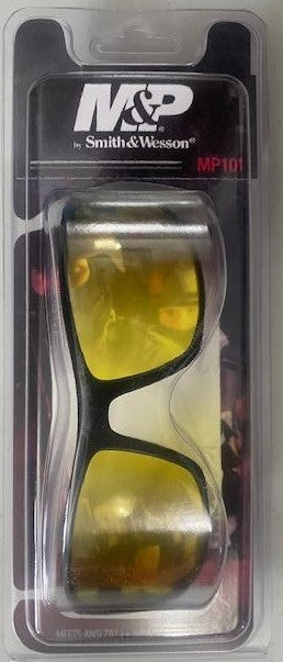 Smith & Wesson MP101-41CV Performance Eyewear Shooting Glasses Amber Lens Clamb