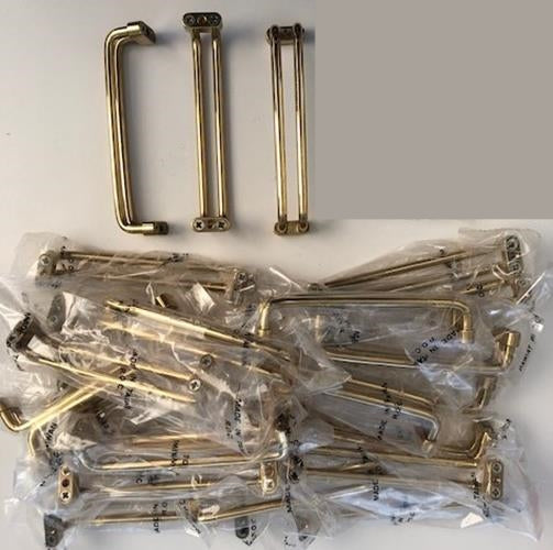 Liberty P98938 Bar Double Wire Pull, 96mm Polished & Lacquered Solid Brass 25pcs