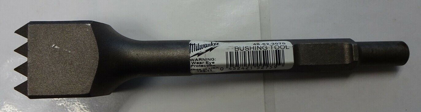 Milwaukee 48-62-2070 Bushing Tool 1-3/4 Square Spline Round Hex USA