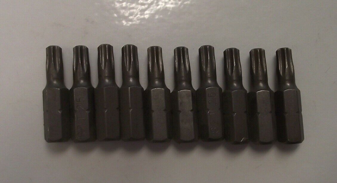 Milwaukee 48-32-1525 T25 Torx Bits 1" 10pcs