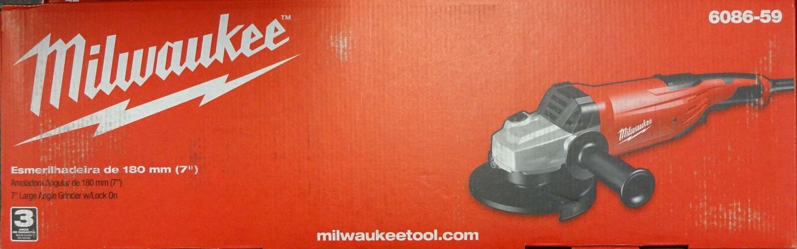 Milwaukee 6086-59 180mm Angle Grinder 220V Euro-Plug