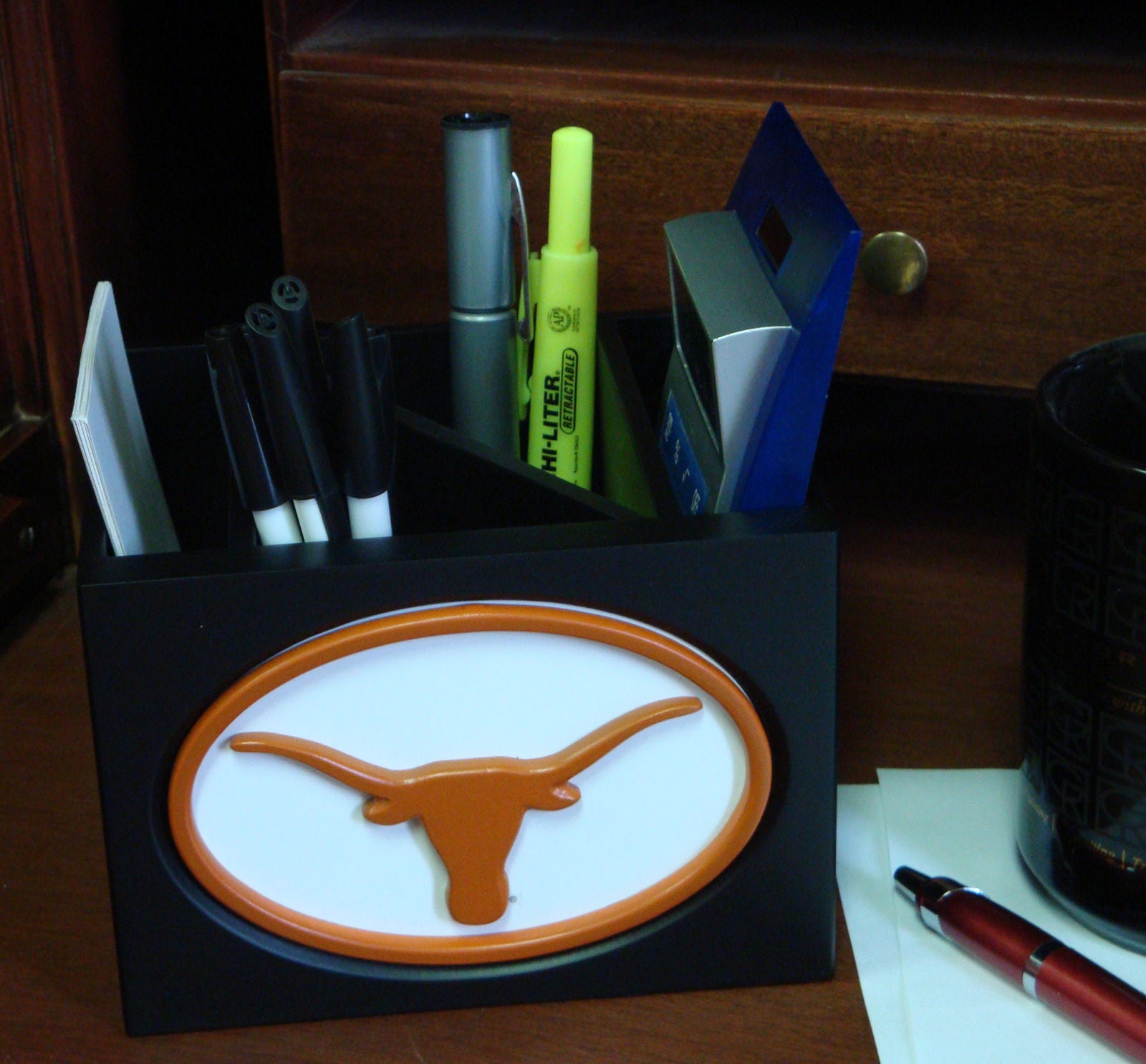 FAN CREATIONS 0536 NCAA DESKTOP ORGANIZER TEXAS LONGHORNS