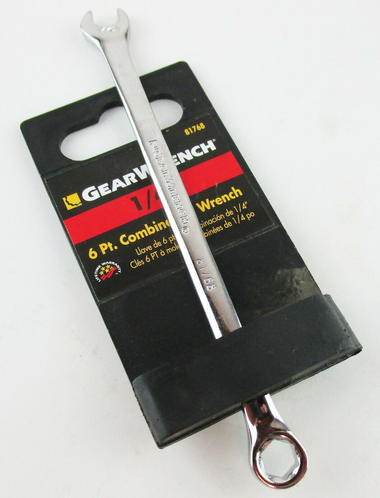 GearWrench 81768 1/4" 6 Point Combination Wrench