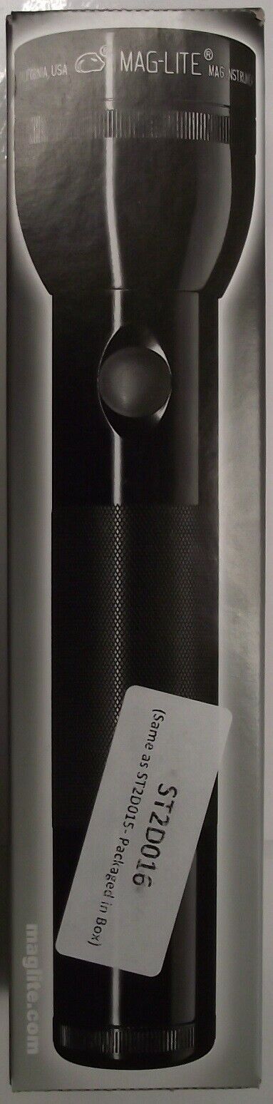 MAGLITE ST2D016 2D 168 Lumen LED Flashlight - Black USA
