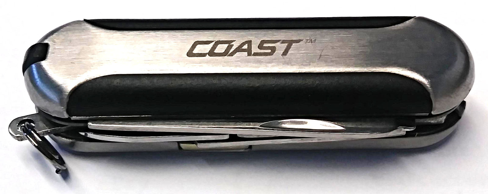 Coast Cutlery C5025 Commander Swiss Style Knife In Stainless & Black