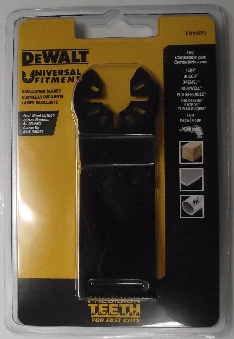 DEWALT DWA4270 Precision Tooth Oscillating Blade 1-1/4" USA