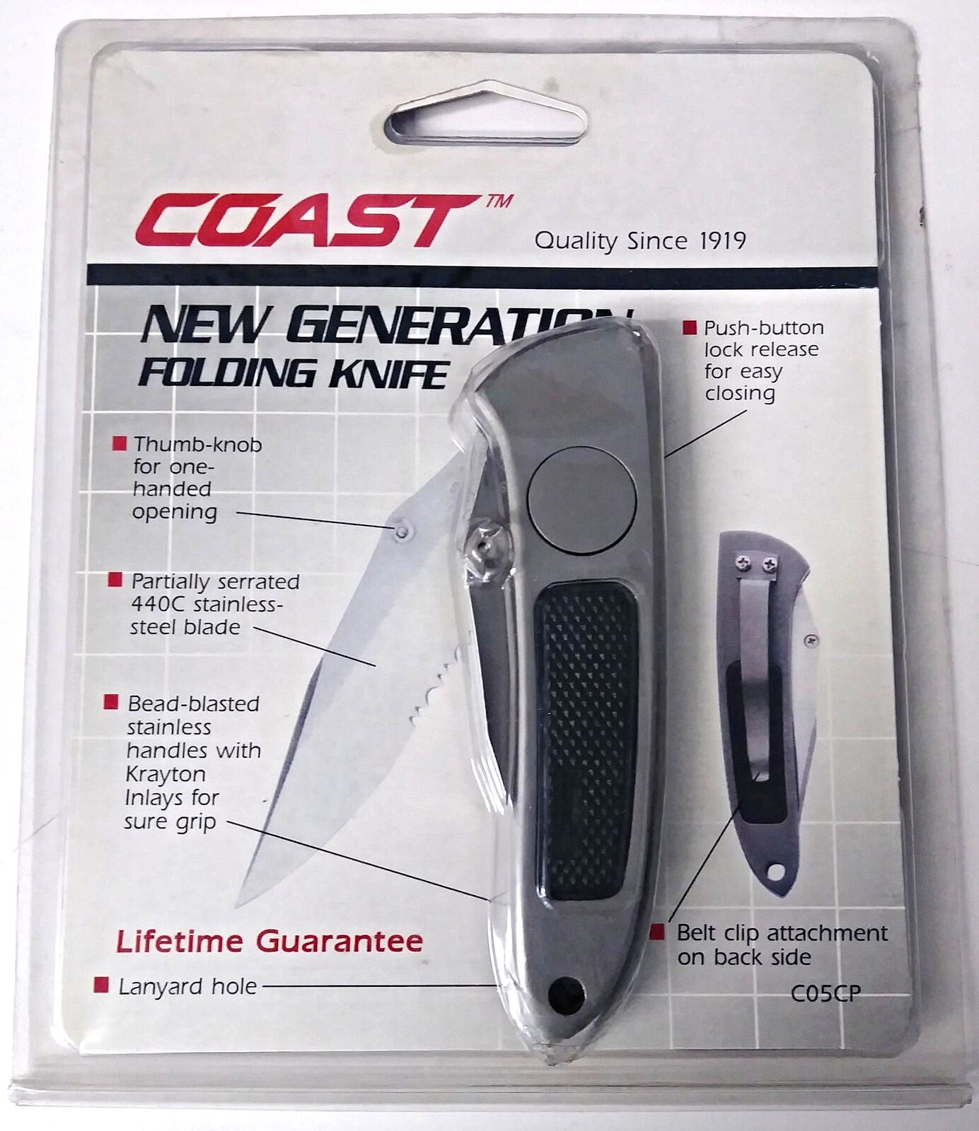 Coast C05CP Folding Pocket Knife