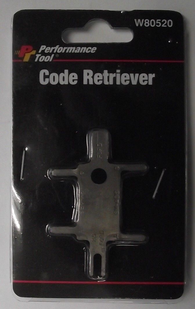 Performance Tool W80520 Code Retriever