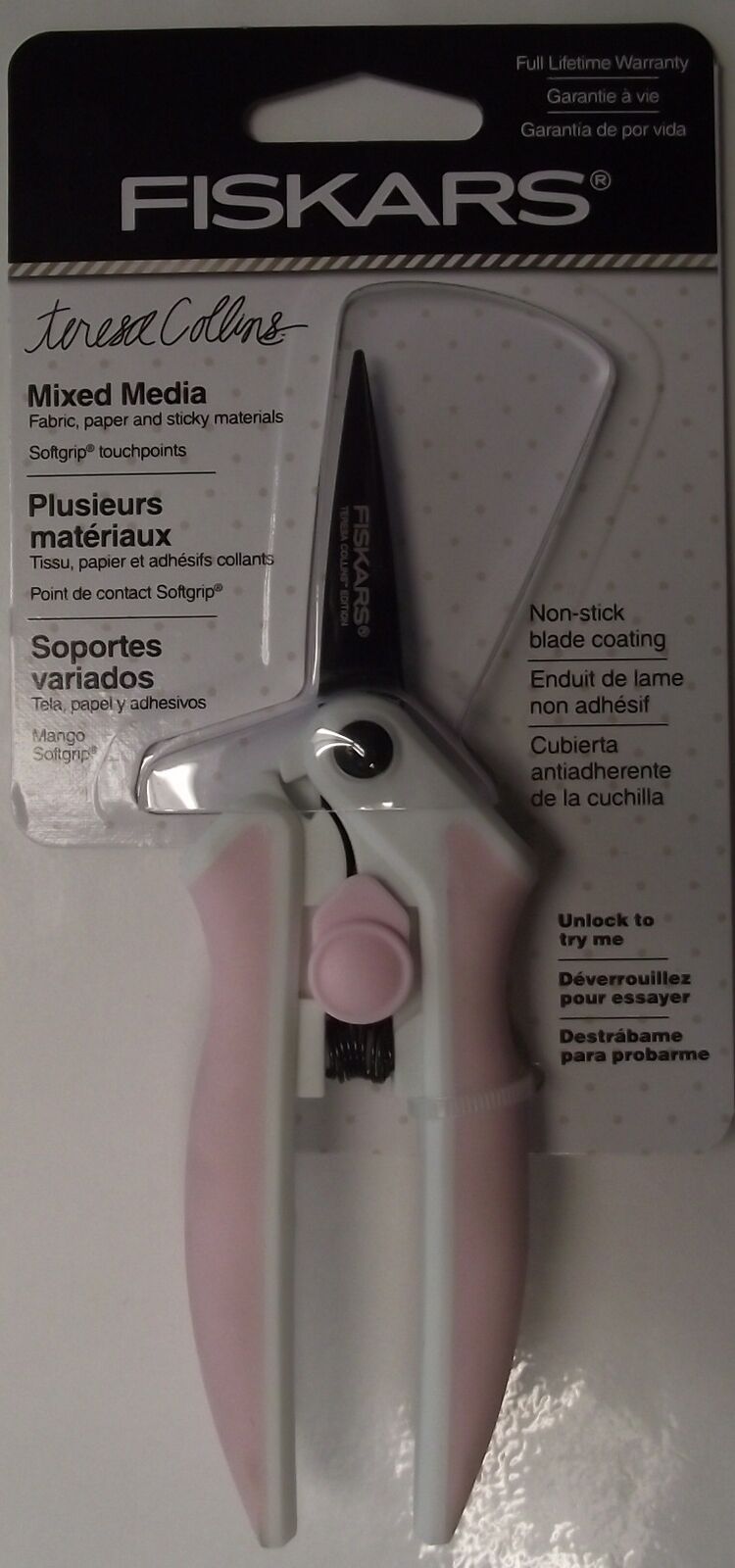 Fiskars 190510 Teresa Collins Micro-Tip Easy Action Scissors 5"