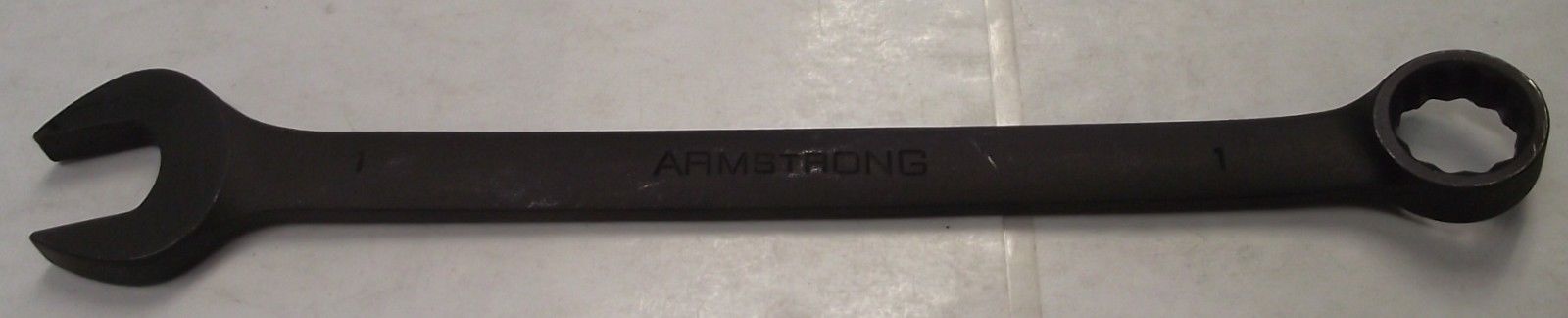 Armstrong 30-232 12 Point 1" Long Pattern Black Combination Wrench USA