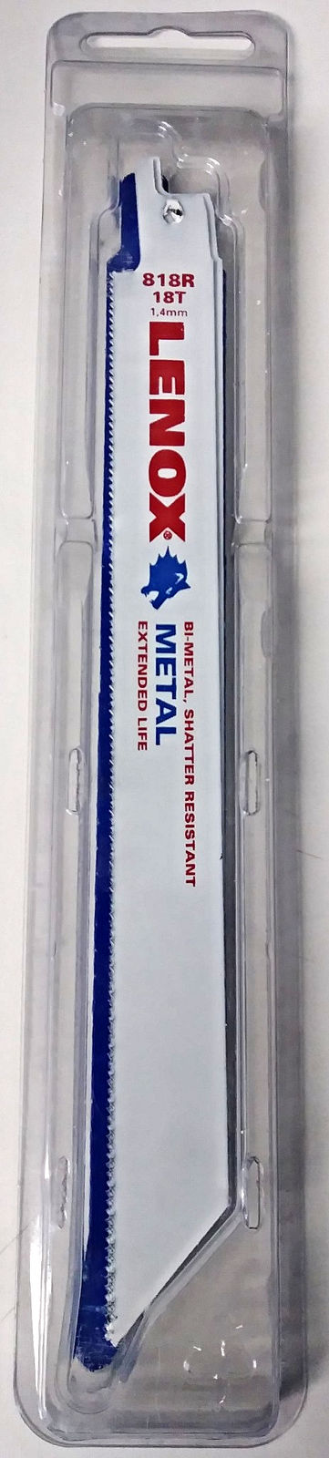Lenox 20578-818R 8" x 18T Metal Cutting Reciprocating Saw Blades 5 Pack USA