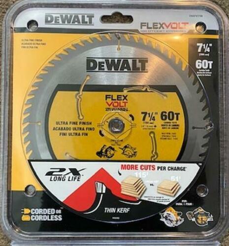 DEWALT DWAFV3760 7-1/4" x 60 Tooth Carbide Circular Saw Blade