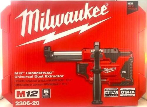 Milwaukee M12 HAMMERVAC 2306-20 Universal Dust Extractor (tool & case only)