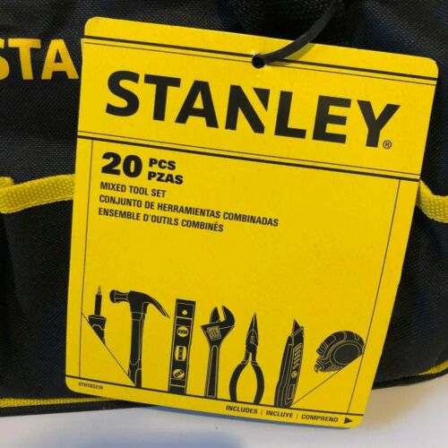 STANLEY STHT83219 20 Piece TOOL BAG Homeowners Tool Kit