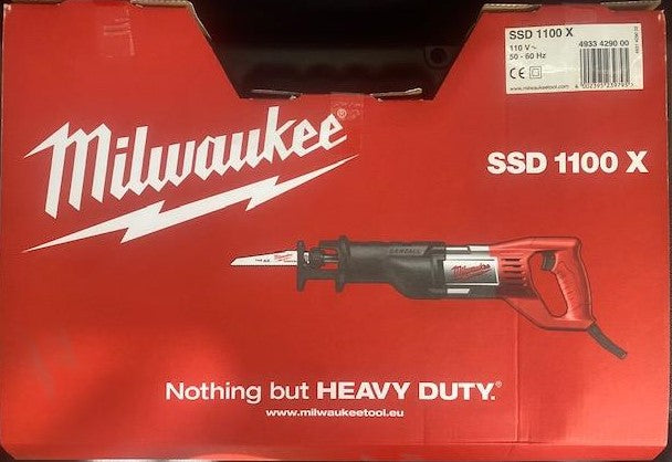 Milwaukee SSD 1100 X 1100 W SAWZALL, Made in USA (Lewden plug)