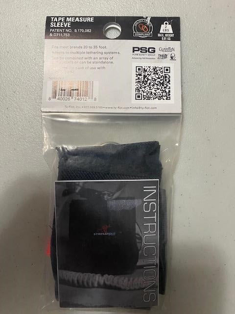 Stronghold by PSG TAPESLV-R Tape Measure Sleeve Prevent Tool Drops