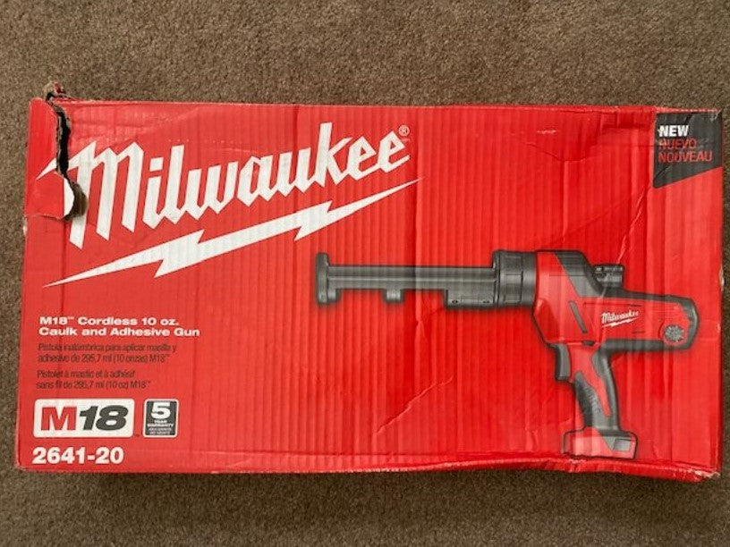 Milwaukee 2641-20 Caulk and Adhesive Gun TOOL ONLY