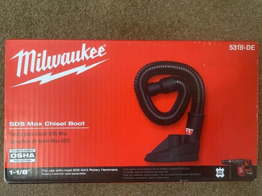 Milwaukee 5318-DE SDS Max Chisel Boot With Hose Clip Adapter