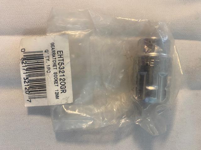 GearWrench EHT532120GR 3/8" Drive Vortex Socket - 12mm