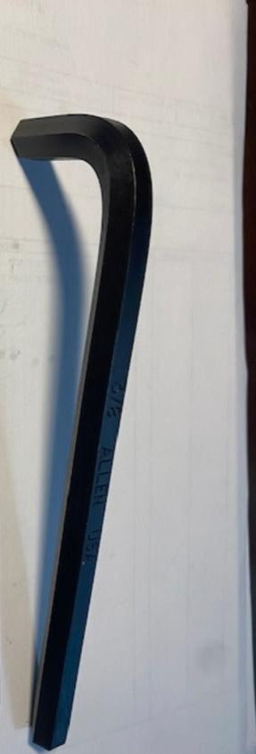 ALLEN 58086 3/8" Long Arm Hex Key USA 1pc