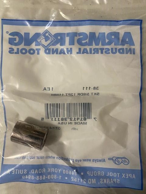 Armstrong 38-111 3/8" Drive 12 Point 11mm Socket USA