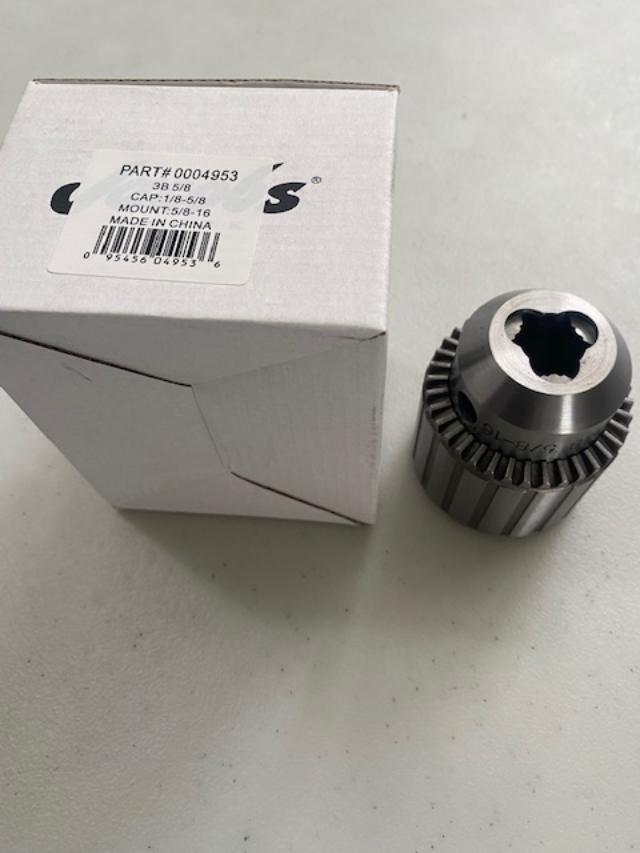 Jacobs 4953 Heavy Duty Keyed Chuck 3B Series 5/8in