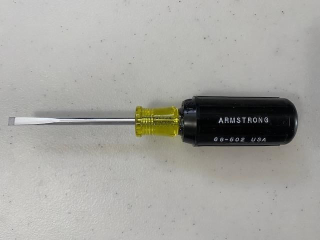 Armstrong 66-502 3/16" Screwdriver Slotted Round Cushion Grip USA