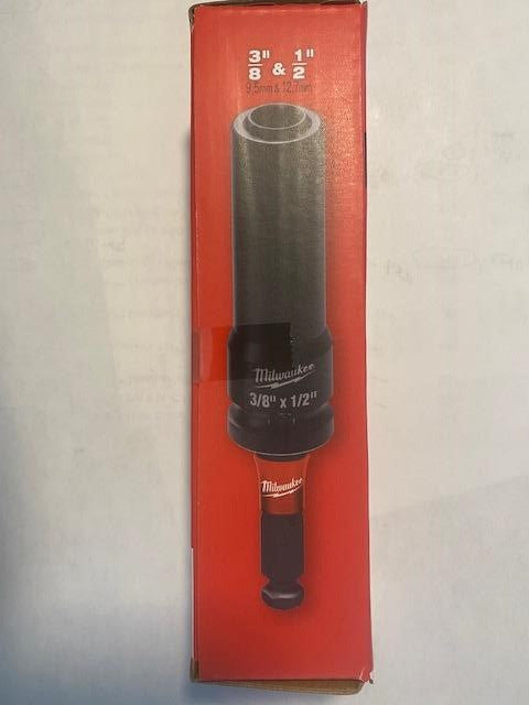 Milwaukee 49-66-5119 Shockwave Lineman's 12 Point 3/8" & 1/2" 2-In-1 Socket