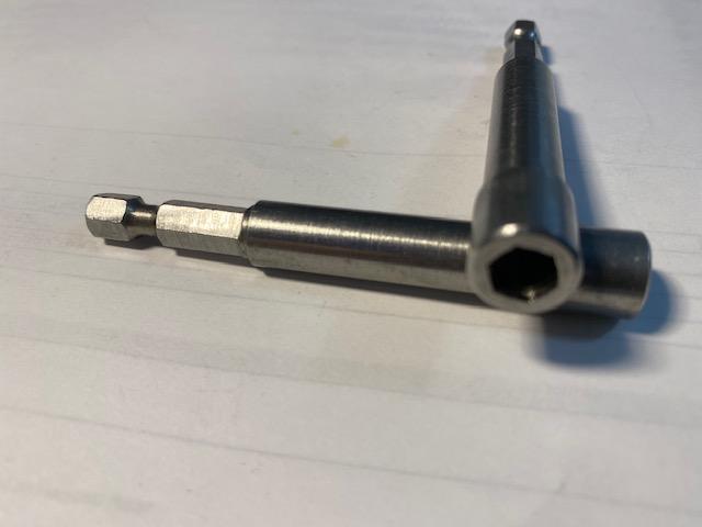 QUALTOOL 1/4" 1/4 BIT HOLDER 3" MAGNETIC SCREW TIP HOLDER USA 2pcs. MBHT