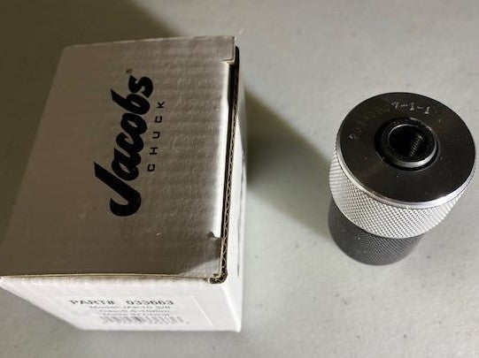 Jacobs 33663 JAK10 CAP. 0.5 - 10mm Pneumatic Keyless Drill Chuck 3/8" Mount