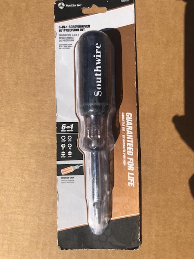 Southwire SD6N1P 6 in 1 Screwdriver