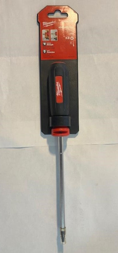 Milwaukee #3 Vierkantschraubendreher 15,2 Cm – Robuster Schlitzschraubendreher Für Profis & Heimwerker