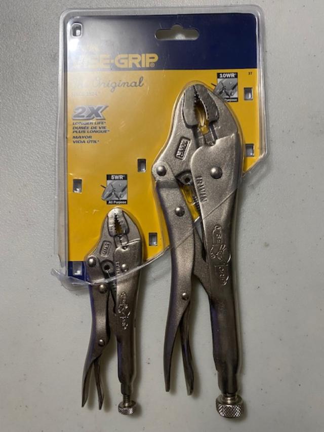 Irwin 37 Vise-Grip 2 Piece Curved Jaw Locking Pliers 5WR & 10WR